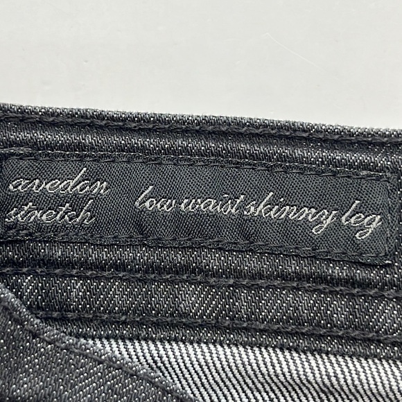 Citizens of Humanity Black Avedon Stretch Low Waist Skinny Leg Size 28 - Picture 7 of 16